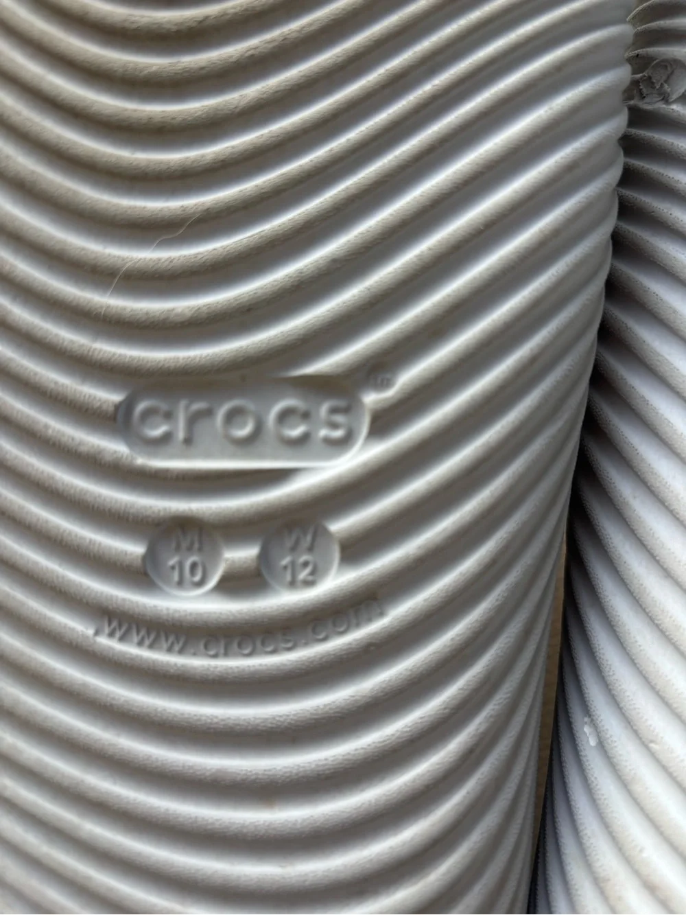 CROCS Men’s Classic Slide Sandals in White